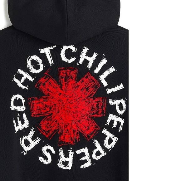 Red Hot Chili Peppers Asterisk Logo punk rock HM Official Hoodie L NWT - Picture 6 of 7